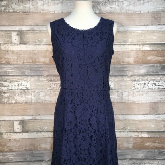 NWOT Isaac Mizrahi Live! Petite Hi-Low Lace Maxi Dress | Size LP - Picture 1 of 15